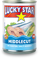 LUCKY STAR MIDDLECUT FISH 410G