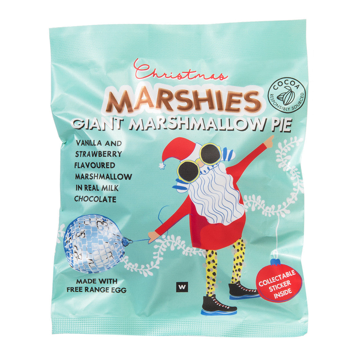WOOLWORTHS  GIANT XMAS MALLOW PIES 60G