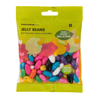WOOLWORTHS JELLY BEANS 125G