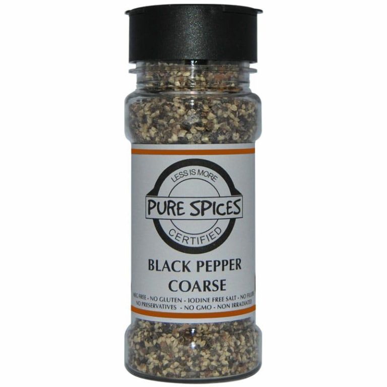 PURE SPICES BLACK PEPPER COARSE 100ML