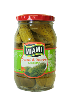 MIAMI SWEET & TANGY COCKTAIL GHERKINS 146g/265g