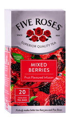 FIVE ROSES MIXED BERRY TEABAGS 20S