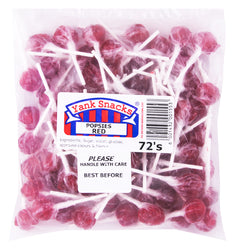 YANK SNACKS POPSIES RED 72 S