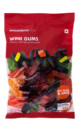 WOOLWORTHS WINE GUM 400G