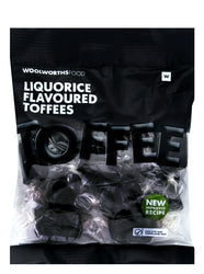 WOOLWORTHS LIQ FLAVOUR TOFFEES 125G