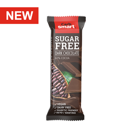 CARB SMART DARK CHOCOLATE NO SUGER ADDED 30G