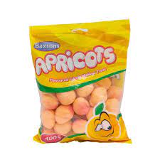 BAXTONS APRICOTS FLAVOURED MALLOW TREATS  400G