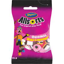 BEACON ALLSORTS FRUITY LIQUORICE 75G