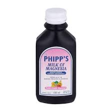 PHIPPS MILK OF MAGNESIA 100ML T/FRUITI