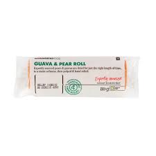 WOOLWORTHS GUAVA & PEAR ROLL 80G