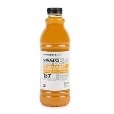 WOOLWORTHS SLIMER'S CHOICE ORANGE & MANGO  1L