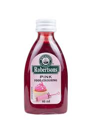 ROBERTSONS PINK FOOD COLOURING 40ML