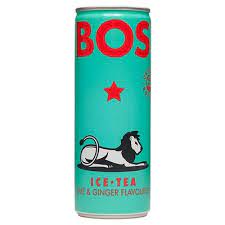 BOS ICE TEA LIME&GINGER FLAVOURED