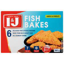 I&J Fish Bakes Garlic & Parsley 360 g