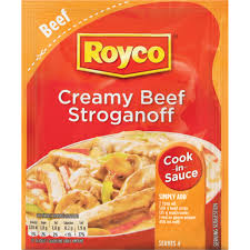 ROYCO COOK IN SAUCE BEEF STRONGANOFF 57G