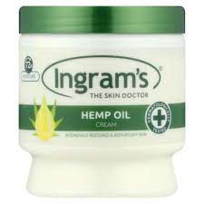 INGRAMS BODY CREAM 450ML HEMP OIL