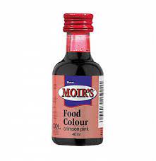 MOIRS FOOD COLOUR 40ML RED