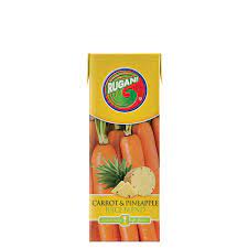RUGANI CARROT & PINEAPPLE JUICE 100% 330ML
