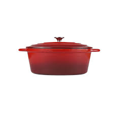 CHEF OVAL CASSEROLE RED 3LT