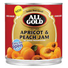 All Gold Apricot And Peach Jam  900g