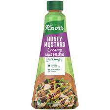 KNORR CREAMY HONEY/MUSTARD SALAD DRESSING 340ML