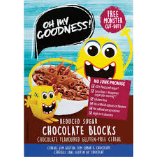 OH MY GOODNESS CEREAL CHOCOLATE BLOCKS 350G