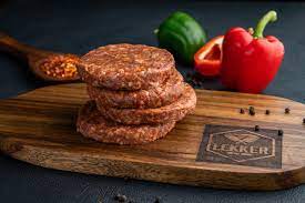 LEKKER MEAT LAMB BURGER MEXICAN SPICY 900G