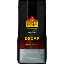 HOUSE OF COFFEES GROUND DECAF 250G