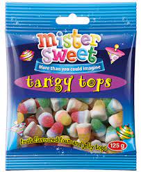 MISTER SWEET TANGY TOPS 125G