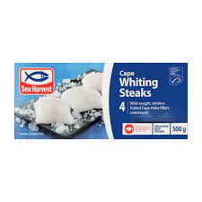SEA HARVEST FISH CAPE WHITING STEAKS 500G