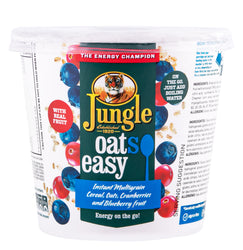 JUNGLE OATSO EASY 50G CUP CRANBERRIES & BLUEBERRY