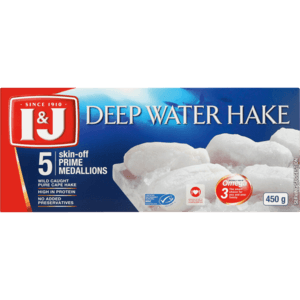 I&J Deep Water Hake Medallions 450 g