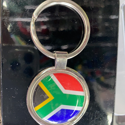 ZUZU BRAND KEYCHAIN - Round Keychain - Flag