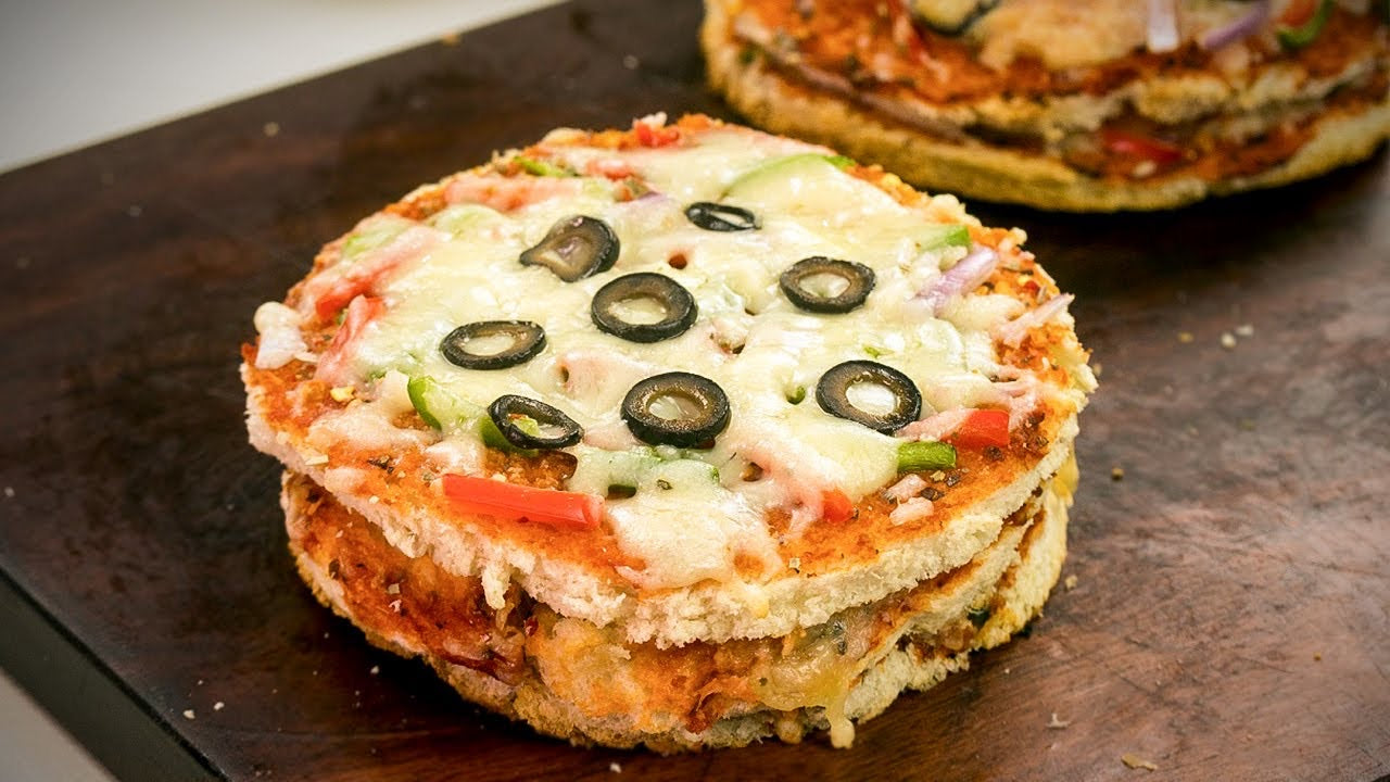 Savoury Hafsa chicken pizza burger