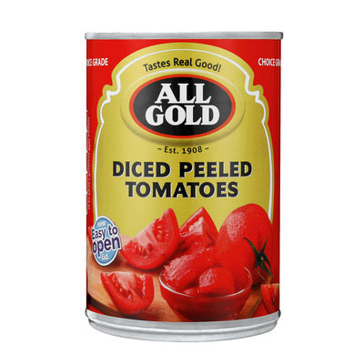 ALL GOLD PEELED TOMATOES 410G CHOPPED