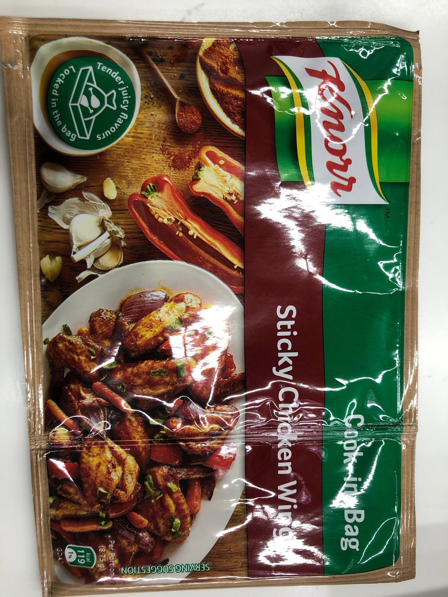KNORR COOK-IN -BAG STICKY CHICKEN WINGS FLAV 8.75G