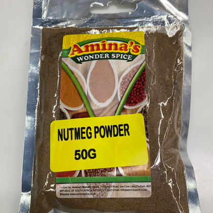 AMINA'S- DRY NUTMEG POWDER 50G