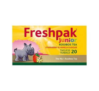 FRESHPAK JUNIOR TEABAGS 20'S STRAWBERRY&VANILLA