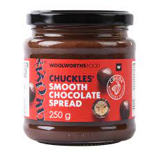 WOOLWORTHS CHUCKLES SMOOTH SHOCC SPREAD 250G